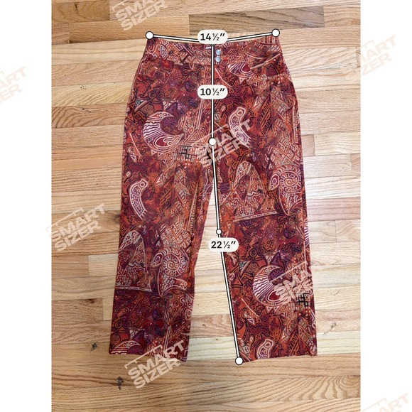 Set of Chicos Size 0 Vacation Ready Tropical Pants Women Small Boho Countryside - Picture 8 of 11